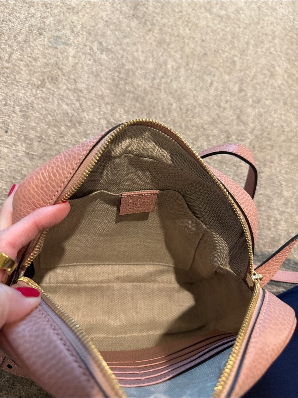Gucci mini Bree GH Monogram Shoulder Bag - Picture 9 of 11